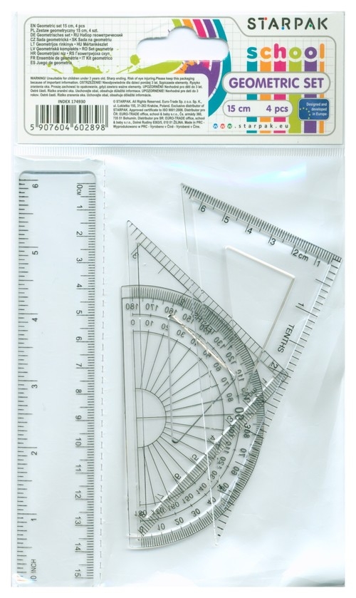 Zestaw geometryczny Starpark 15 cm